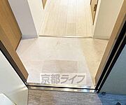 綺麗な玄関です・