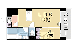 セントラルコート 1LDKの間取図画像