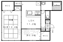 ビル 2LDKの間取図画像