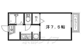 サニーハイツ中川　Ｃ棟 108 ｜ 京都府京田辺市三山木直田（賃貸アパート1K・1階・22.17㎡） その2