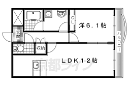 Ｓ−ＣＵＢＥ　長尾 3階1LDKの間取り