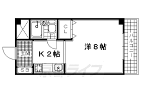 ハーベスト・ヌフ 203 ｜ 京都府京田辺市田辺中央3丁目（賃貸マンション1K・3階・20.53㎡） その2