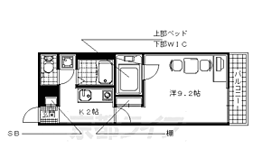 レオパレスビューテラス草内 301 ｜ 京都府京田辺市草内西垣内（賃貸アパート1K・3階・26.08㎡） その2