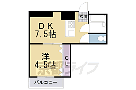 エクセル田辺 311 ｜ 京都府京田辺市三山木谷ノ上（賃貸マンション1DK・3階・25.20㎡） その2