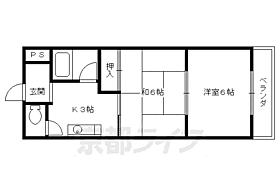 スカイコーポ久御山Ｃ棟 301 ｜ 京都府久世郡久御山町島田堤外（賃貸マンション2K・3階・31.59㎡） その2