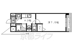 Ｓｏｌ　Ｅｓｔｕｄｉｏ（ソルエストゥディオ） 106 ｜ 京都府宇治市小倉町老ノ木（賃貸マンション1K・1階・24.94㎡） その2