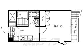 メゾンド美山城 205 ｜ 京都府京田辺市三山木中央8丁目（賃貸アパート1K・2階・26.25㎡） その2