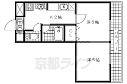 Ｍ’ＰＬＡＺＡ大住参番館 4階2Kの間取り