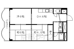 関生ハイツ 3DKの間取図画像