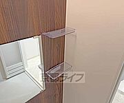棚のついた便利なお風呂