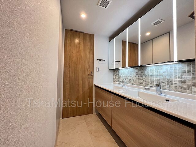 洗面 パークコート南麻布ヒルトップレジデンス 1階/-