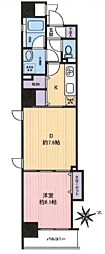 MAXIVscene北千住 1DKの間取図画像
