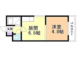 間取図画像 1DK