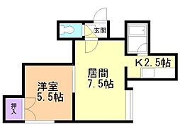 間取図画像 1LDK
