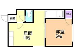 間取図画像 1LDK