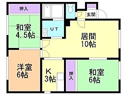 間取図画像 3LDK