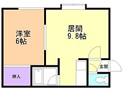 間取図画像 1LDK