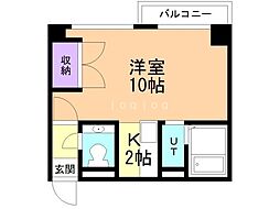 間取図画像 1K