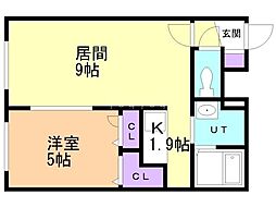 間取図画像 1LDK