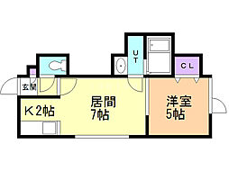 間取図画像 1LDK