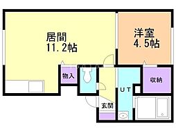 間取図画像 1LDK