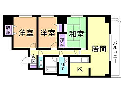 間取図画像 3LDK