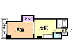 グッド-24 1DKの間取図画像