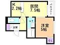 ジュネス北18条1階6.6万円