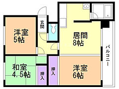 物件の間取り