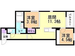 物件の間取り
