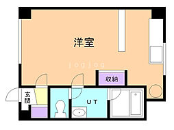 相馬ビル ワンルームの間取図画像