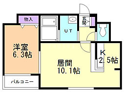 間取図画像 1LDK