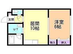 間取図画像 1LDK