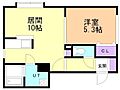 リバーウォーク菊水3階4.6万円
