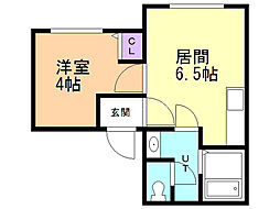 ＦＬＡＴ・Ｊ白石本通Ｂ棟 1階