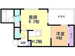 間取図画像 1LDK