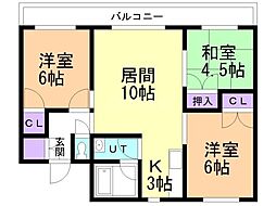 間取図画像 3LDK