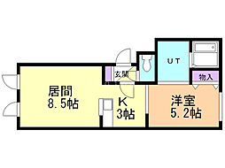 間取図画像 1LDK
