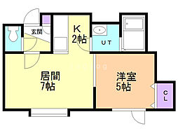 間取図画像 1LDK