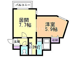 間取図画像 1LDK