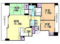 間取図画像 3LDK