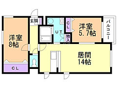 物件の間取り
