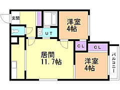 物件の間取り