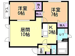 物件の間取り