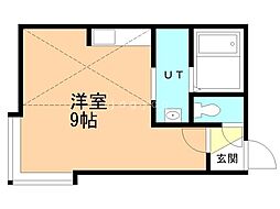 ファーミントンビレッジ ワンルームの間取図画像