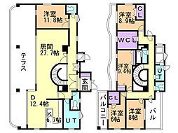 ニューノース弐番館 5SLDKの間取図画像