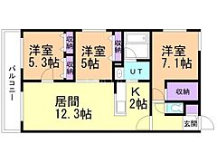 物件の間取り
