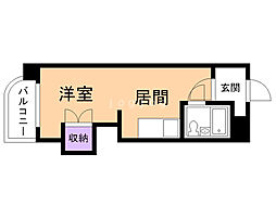 カーサ宮北 1LDKの間取図画像