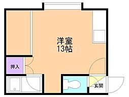 間取図画像 ワンルーム