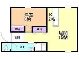 間取図画像 1LDK